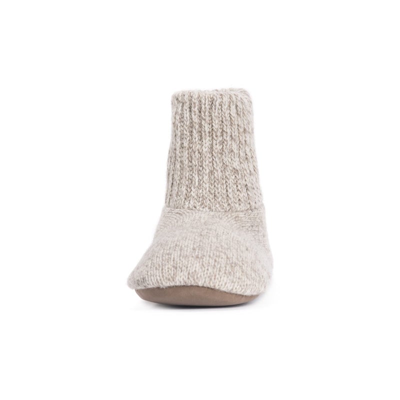 MUK LUKS Men's Morty Ragg Wool Slipper Sock, Oatmeal, X-Large - Image 5